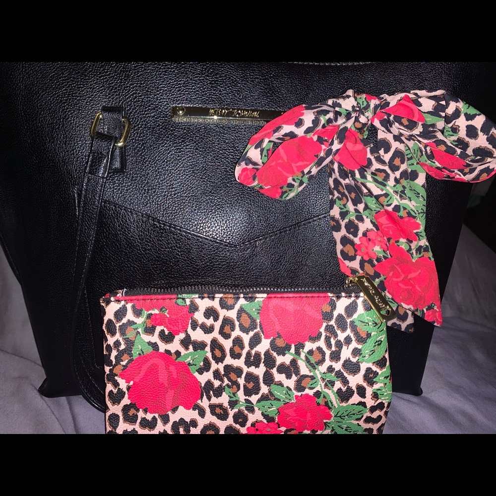 Betsy Johnson Zippered Tote